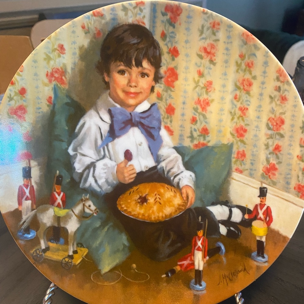 Little Jack Horner collector plate